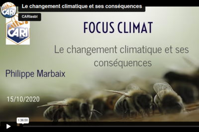 Conférence climat Philippe Marbaix